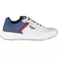 Carrera Sleek White Lace-Up Sneakers with Contrasting Accents