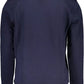 Tommy Hilfiger Classic Crew-Neck Blue Cotton Sweatshirt