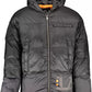 La Martina Sleek Black Feather-Down Hooded Jacket