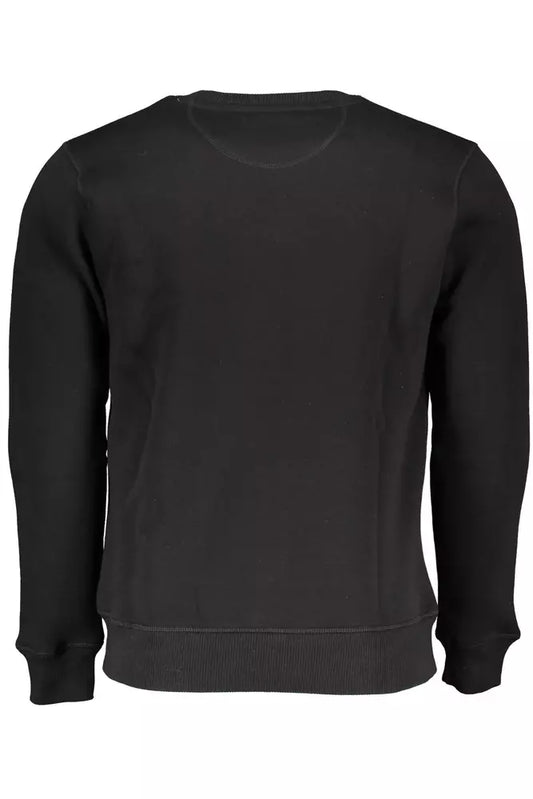 North Sails Black Cotton Men Sweater