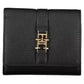 Tommy Hilfiger Elegant Black Polyethylene Trifold Wallet