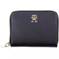 Tommy Hilfiger Elegant Blue Polyethylene Wallet with Coin Purse