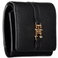 Tommy Hilfiger Elegant Black Polyethylene Trifold Wallet