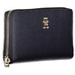 Tommy Hilfiger Elegant Blue Polyethylene Wallet with Logo Detail