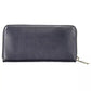 Tommy Hilfiger Elegant Blue Leather Wallet with Multiple Compartments