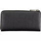 Tommy Hilfiger Elegant Black Polyethylene Wallet with Zip Closure