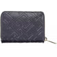 Tommy Hilfiger Elegant Blue Polyethylene Wallet with Contrast Detail