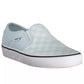 Vans Chic Light Blue Sporty Sneakers with Logo Accent