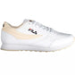 Fila White Polyethylene Women Sneaker