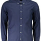 North Sails Blue Cotton Men Shirt