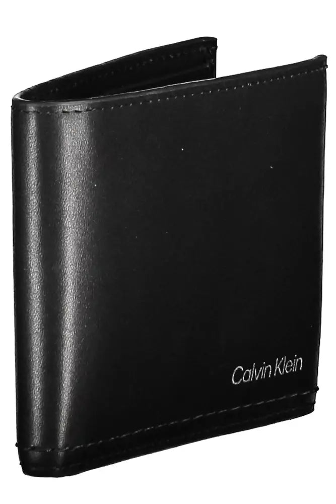 Calvin Klein Black Leather Men Wallet