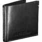 La Martina Black Leather Men Wallet