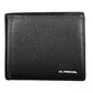 La Martina Black Leather Men Wallet