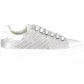 Emporio Armani Silver Polyester Women Sneaker