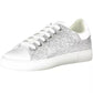 Emporio Armani Silver Polyester Women Sneaker