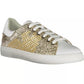 Emporio Armani Gold Polyester Women Sneaker