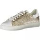 Emporio Armani Gold Polyester Women Sneaker