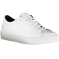 Tommy Hilfiger Chic White Lace-Up Sneakers with Logo Detail