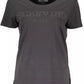 Scervino Street Black Cotton Women Top