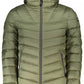 Napapijri Sleek Polyamide Hooded Jacket in Green