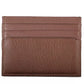 Tommy Hilfiger Elegant Brown Leather Card Holder