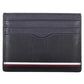 Tommy Hilfiger Elegant Blue Leather Card Holder