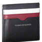 Tommy Hilfiger Elegant Blue Leather Card Holder