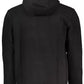 Tommy Hilfiger Elegant Black Hooded Sweatshirt with Embroidered Logo