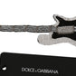 Dolce & Gabbana Gold Sequined Guitar Pin Brooch