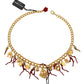 Dolce & Gabbana Opulent Multicolor Crystal Statement Necklace