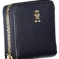 Tommy Hilfiger Elegant Blue Polyethylene Wallet with Logo Detail