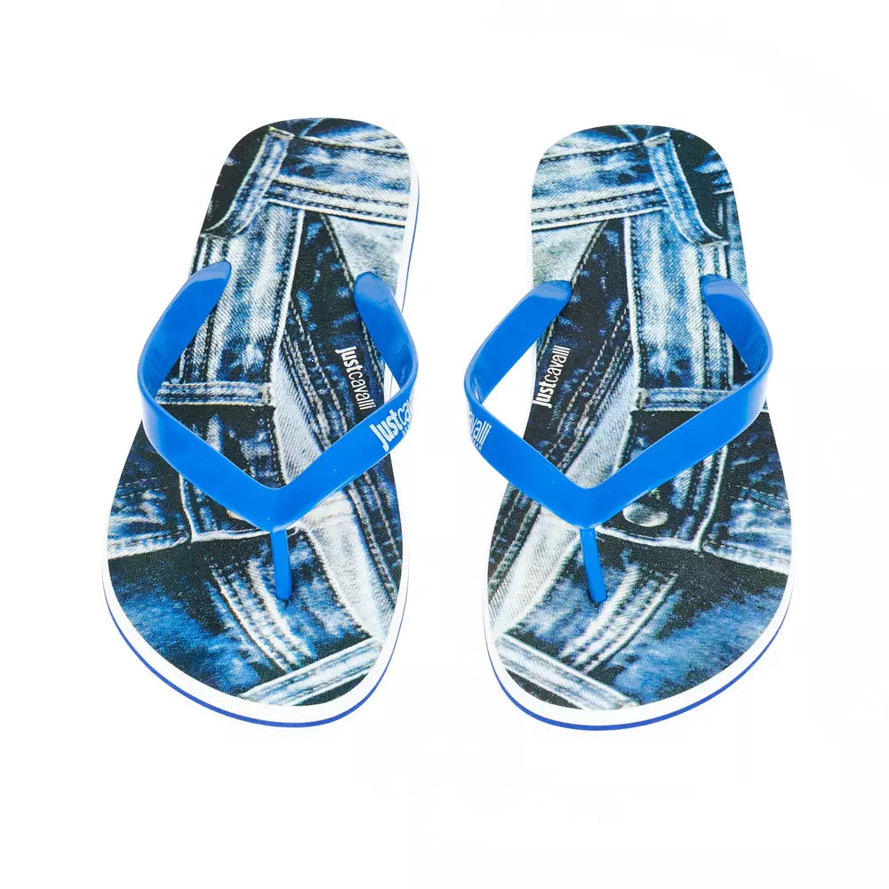 Just Cavalli Light Blue EVA Men Sandal