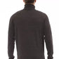 Alpha Studio Brown Cotton Men Sweater