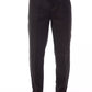 Alpha Studio Brown Wool Men Pant