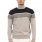 Alpha Studio Beige Wool Men Sweater