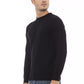 Alpha Studio Black Viscose Men Sweater