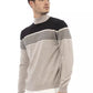 Alpha Studio Beige Wool Men Sweater