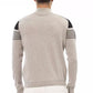 Alpha Studio Beige Wool Men Sweater