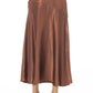 Alpha Studio Brown Viscose Women Skirt