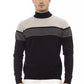 Alpha Studio Black Viscose Men Sweater