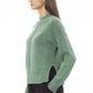 Alpha Studio Green Wool Women Sweater