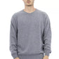 Alpha Studio Light Blue Viscose Men Sweater