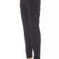 Alpha Studio Black Polyester Women Pant