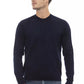 Alpha Studio Blue Viscose Men Sweater