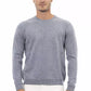 Alpha Studio Light Blue Viscose Men Sweater