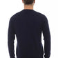 Alpha Studio Blue Viscose Men Sweater