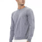 Alpha Studio Light Blue Viscose Men Sweater