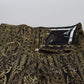 Dolce & Gabbana Black Gold Jacquard Dress Trouser Pants