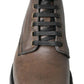 Dolce & Gabbana Elegant Horse Leather Lace-Up Boots