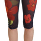 Dolce & Gabbana Elegant Floral Print High Waist Leggings